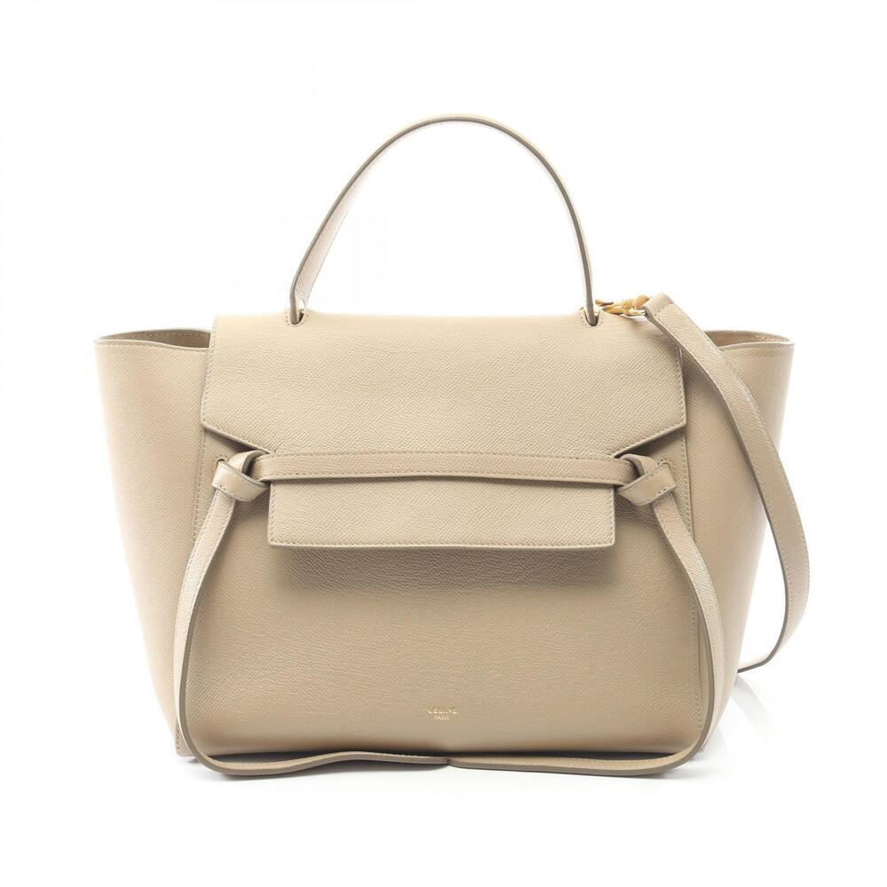 Celine BELT BAG handbag leather beige